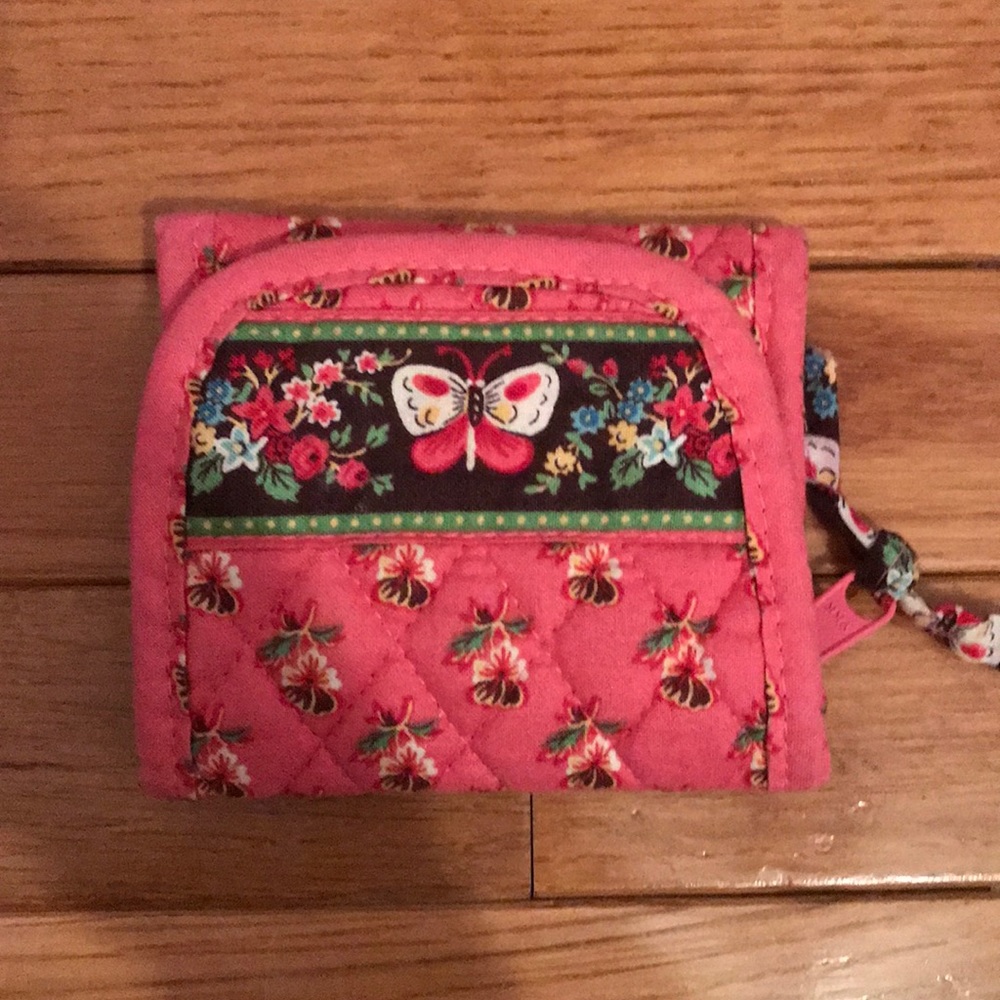 Vera Bradley Pink Trifold Wallet